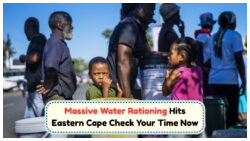 Eastern Cape Faces Water Rationing Starting July 4 – Government Urges Residents to Prepare!