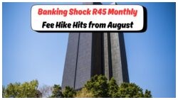 August 1st Alert: R45 Monthly Bank Fee Hike to Impact Millions of Users!