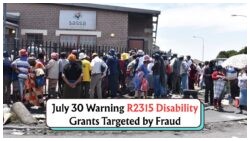 SASSA Faces New Scam Threat: R2,315 Disability Grants Vulnerable to Fraud by July 30!
