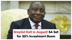 South Africa's Greylist Departure in August Set to Spark 22% Surge in Global Investments