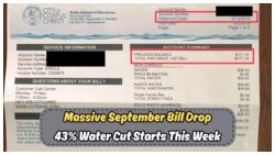 September 2025: Nationwide Water Bills Plunge by 43% – Is Your Household Benefiting?