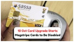 SASSA Magstripe Cards to Be Disabled by 15 Oct – Upgrade to Smart Cards Starting 10 Oct!