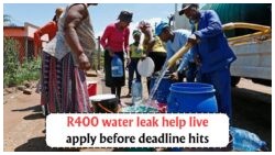 October Grant Alert: Are You Eligible for the R400 Water Leak Payout? Check Office Deadlines Now!