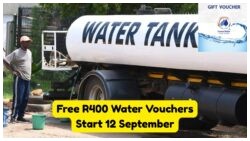 Starting 12 September: SASSA Rolls Out R400 Monthly Free Water Vouchers for Rural Relief!