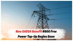 SASSA Unveils R600 Electricity Top-Up: Power Relief Begins 10 September!