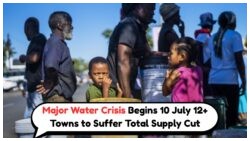 Water Crisis Alert: Over 12 SA Towns Face Complete Outage from 10 July!